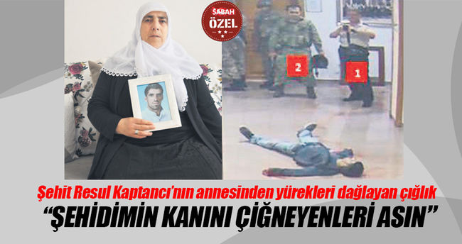 Acılı anne acımı ancak idam dindirir