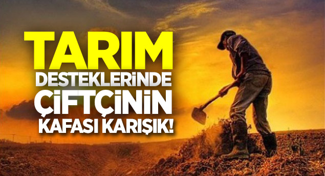 Tarımsal desteklerde çiftçinin kafası karışık!