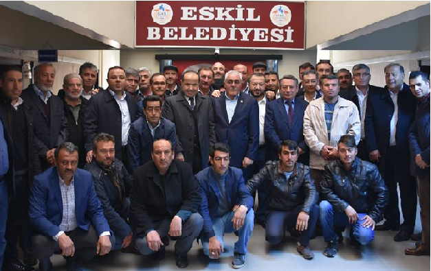 AK Parti Aksaray milletvekillerinden Eskil'e ziyaret