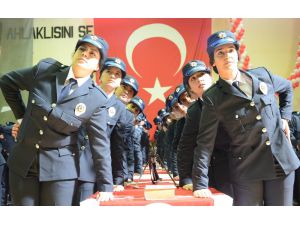 Aksaray’da 761 polis mesleğe ilk adımını attı