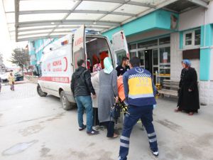 Beyşehir’de balkondan düşen kadın yaralandı