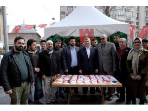 Başkan Akyürek, ‘EVET’ çadırlarını ziyaret etti