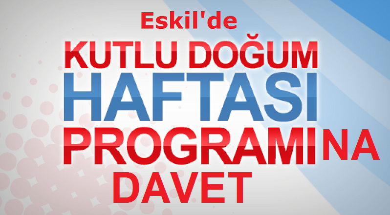 Kutlu doğum programına davet