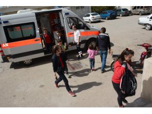 Aksaray’da 11 öğrenci gıda zehirlenme şüphesiyle hastaneye kaldırıldı