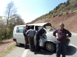 Konya’da minibüs takla attı: 1 ölü, 2 yaralı