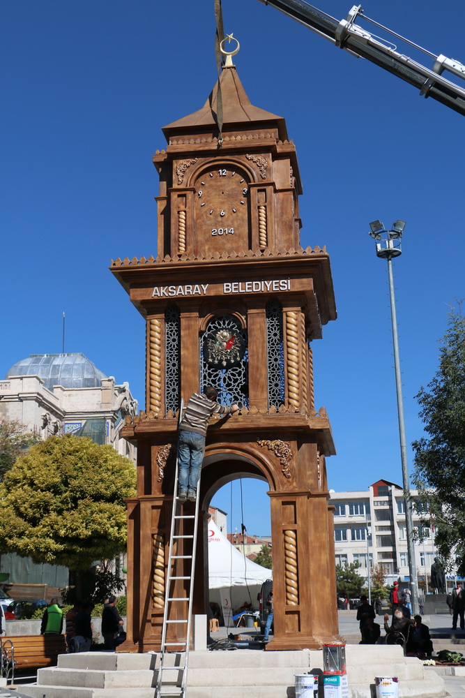 Artık Aksaray’ın da bir saat kulesi var!