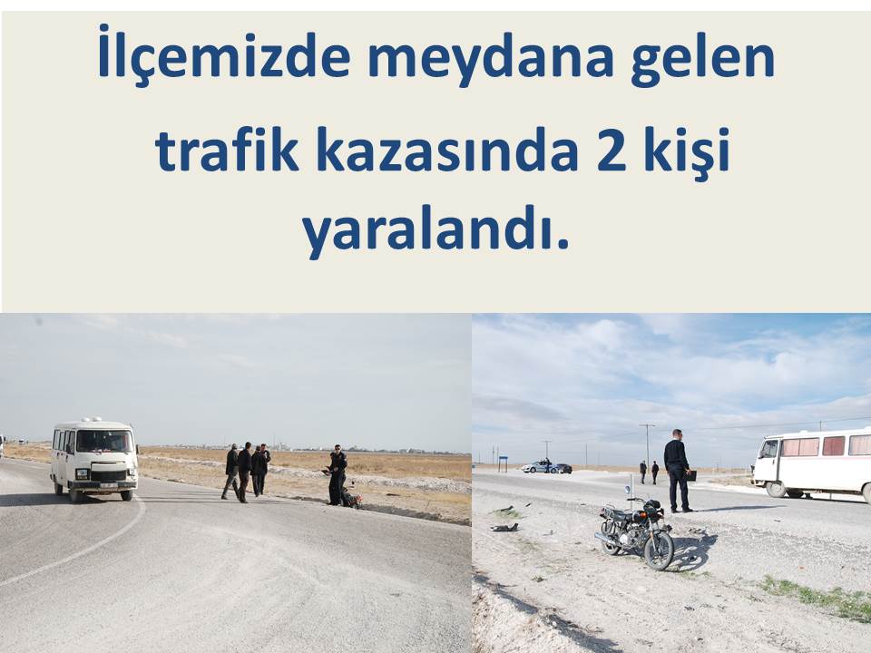 Eskil'de trafik kazası: 2 yaralı