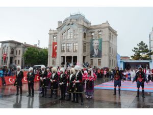 Aksaray’da yağmurlu 19 Mayıs coşkusu