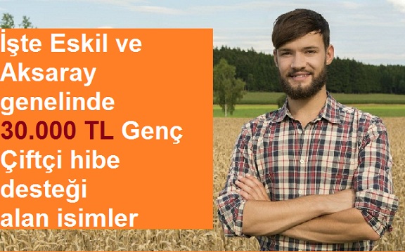 İşte Eskil ve Aksaray Genelinde Genç Çiftçi Hibe Desteği Alacak İsimler