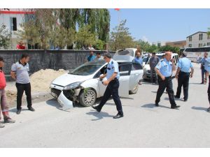 Konya’da polis-şüpheli kovalamacası