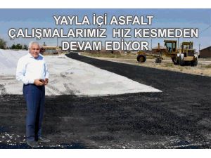 Eskil Belediyesi asfalt çalışmalarını hızlandırdı