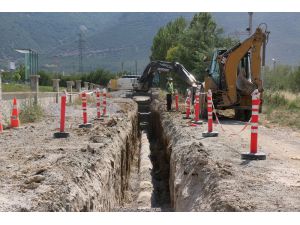 Akşehir’in mahallelerine yeni kanalizasyon şebekesi