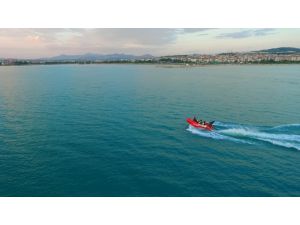 Beyşehir Gölü’nde jetboat heyecanı