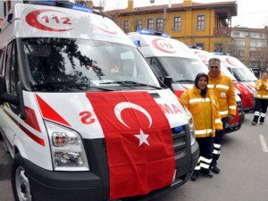 Konya'da 12 yeni ambulans hizmete başladı