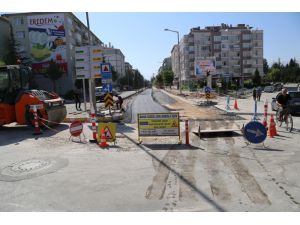 Ereğli’de İstasyon Caddesi yenileniyor