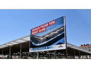 Selçuklu Belediyesinden Esenler Mahallesine yüksek standartlarda pazaryeri