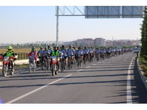 Beyşehir Gölü etrafında bisiklet turu başladı