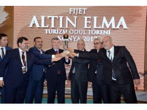 Turizmin Oscar’ı “FİJET Altın Elma” ödülü Konya’nın