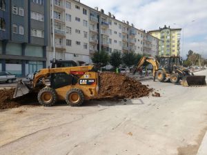 Seydişehir Belediyesi refüj çalışmalarına devam ediyor