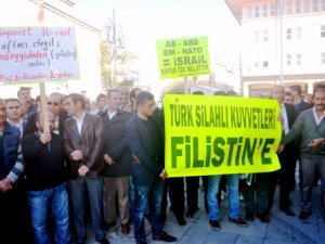 İsrail Konya'da protesto edildi!