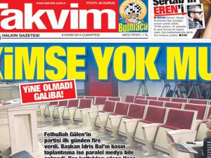 Takvim İdris Bal'a fena vurdu "Kimse yok mu?"