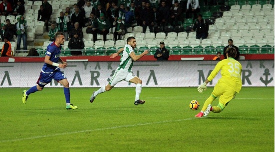 Atiker Konyaspor:2-Kardemir Karabükspor:0 (Maçtan dakikalar)