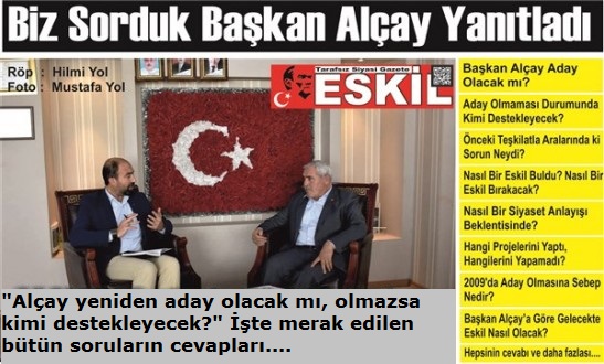 "Alçay yeniden aday olacak mı, olmazsa kimi destekleyecek?"