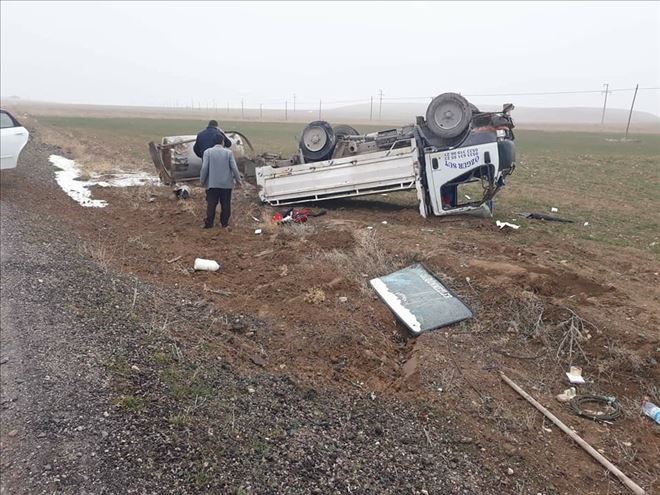 Aksaray'da trafik kazası 1 yaralı