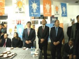 Başkan Davutoğlunu Eşmekaya'da ağırladı.