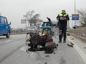 Konya’da trafik kazası: 1 yaralı