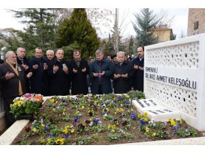 Hayırsever işadamı Dr. Ahmet Keleşoğlu mezarı başında anıldı