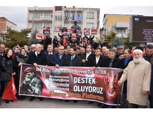 Aksaray’dan Zeytin Dalı Harekatı’na destek