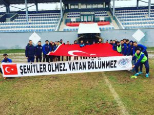 Beyşehir Belediyesporlu futbolculardan Mehmetçiğe destek