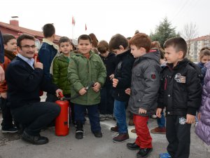 Bunlar itfaiye’nin minik misafirleri!