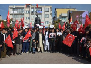 Aksaray’da yaşayan Afganlılar gönüllü askerlik başvurusu yaptı