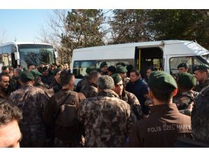 Konya’da özel harekat polisleri, Afrin’e uğurlandı