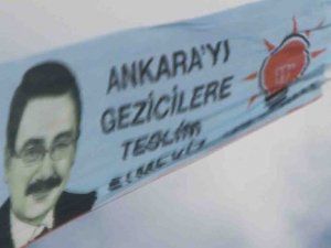 Melih Gökçek Ankara semalarında