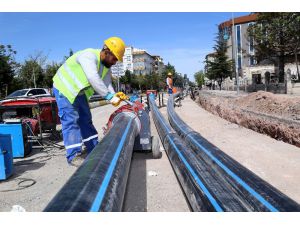 Aksaray’da 30 yıllık içme suyu hattı yenileniyor