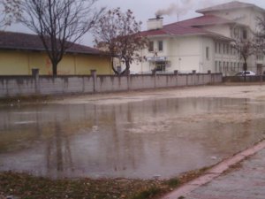 Eskil'de çiftçinin yağmur sevinci