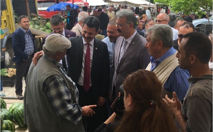 CHP Aksaray milletvekili adayları  Sarıyahşi’ye çıkarma yaptı