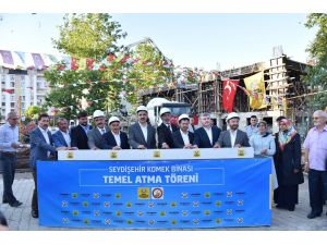 Seydişehir KOMEK binasının temeli atıldı