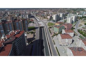 Konya’da 4 yeni köprülü kavşaktan alttan geçiş verildi