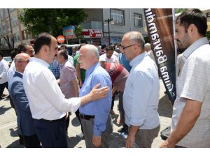 Başkan Altay Sadreddin Konevi Cami’nde vatandaşlarla buluştu