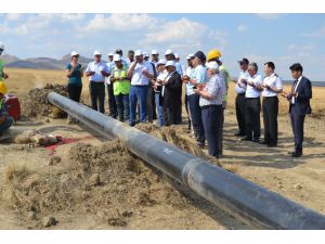 Kulu’ya doğal gaz boru hattı birleştirme çalışmaları başladı