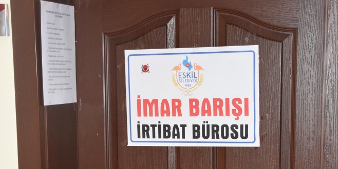 Eskil'de İmar Barışı İçin Çalışmalar Sürüyor