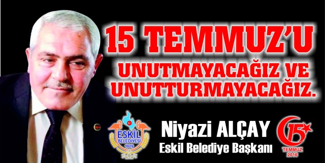 Alçay, "Türk milletinin iradesine kastedenler, her zaman yenilmeye mahkumdur"