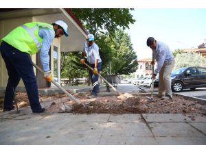 Aksaray’da belediye çalışmaları sürüyor