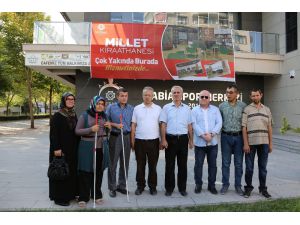 Millet Kıraathanesinde engelliler için özel konsept