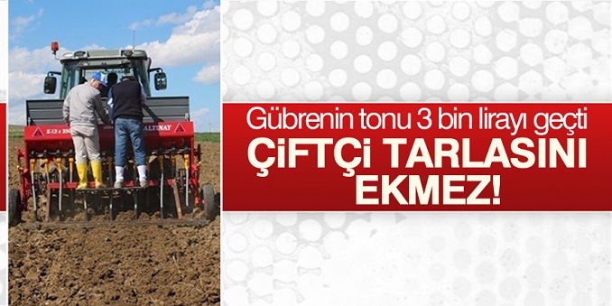 Gübre fiyatları yükseldi! Çiftçi endişeli