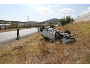 Konya’da otomobil takla attı: 3’ü bebek 6 yaralı